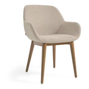 Béžová jídelní židle Kave Home Konna
