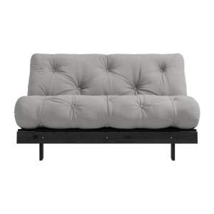 Šedá rozkládací pohovka 140 cm Roots Black Night – Karup Design