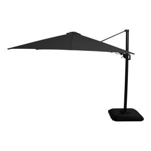 Černý slunečník 300×300 cm Shadowflex Deluxe – Hartman