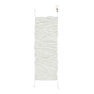 Bílý pratelný ručně tkaný vlněný běhoun 70×200 cm Enkang Ivory – Lorena Canals