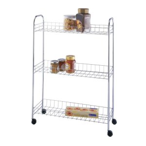 Kovový pojízdný regál 57×80 cm – Maximex