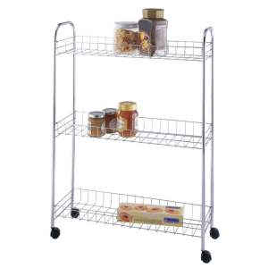 Kovový pojízdný regál 57×80 cm – Maximex