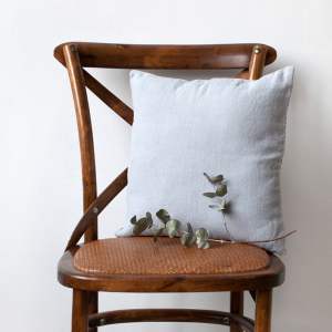 Lněný povlak na polštář 50×50 cm Light Grey – Linen Tales