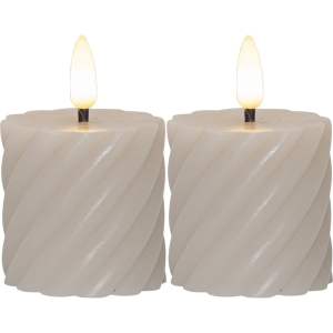 LED svíčky v sadě 2 ks (výška 7,5 cm) Flamme Swirl – Star Trading