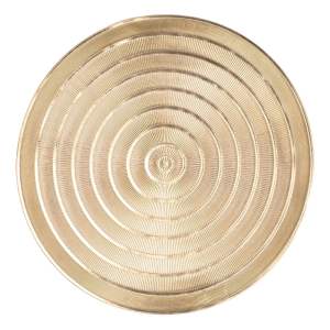 Prostírání ve zlaté barvě Tiseco Home Studio, ⌀ 39,5 cm