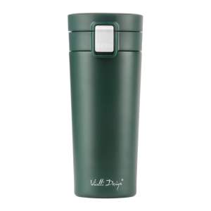Zelený cestovní termohrnek Vialli Design Fuori, 400 ml
