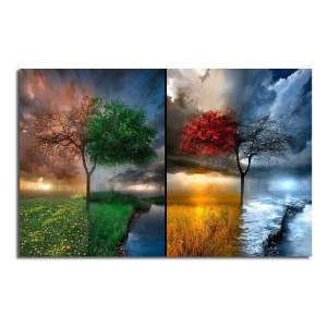 Obraz na plátně Seasons, 70 x 45 cm