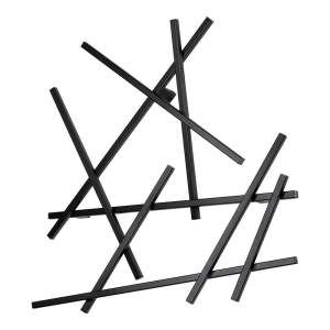 Černý kovový nástěnný věšák Matches – Spinder Design
