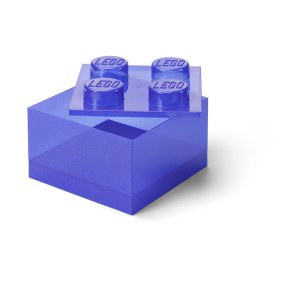 Fialový plastový dětský úložný box 25x25x18 cm – LEGO®