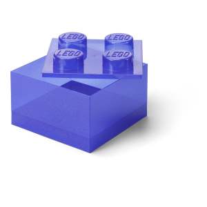 Fialový plastový dětský úložný box 25x25x18 cm – LEGO®