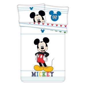 Jerry Fabrics Povlečení do postýlky 100×135 + 40×60 cm – Mickey Mouse "Colors"