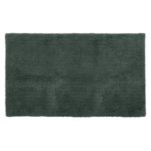 Tmavě zelená koupelnová předložka 100×60 cm Riva – Tiseco Home Studio