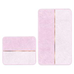 Růžové koupelnové předložky v sadě 2 ks 60×100 cm – Mila Home