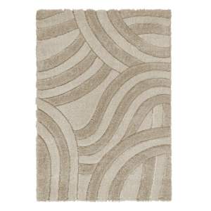 Béžový ručně tkaný koberec z recyklovaných vláken 120×170 cm Velvet – Flair Rugs