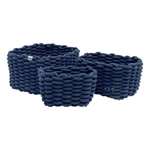 Látkové košíky v sadě 3 ks 30x25x19 cm Tom Tailor – Wenko