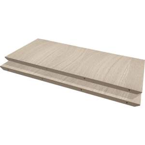 Přídavné desky k jídelnímu stolu 2 ks v dekoru dubu 48×100 cm Mezza – Hammel Furniture