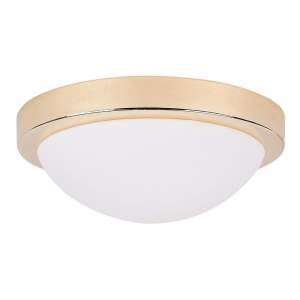 Stropní svítidlo ve zlaté barvě se skleněným stínidlem ø 28 cm Roda – Candellux Lighting