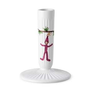 Bílý keramický vánoční svícen Kähler Design Hammershøi, výška 12 cm
