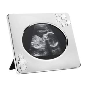 Kovový stojací rámeček ve stříbrné barvě 13×10 cm Miffy – Zilverstad