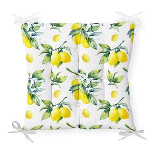 Podsedák s příměsí bavlny Minimalist Cushion Covers Lemons, 40 x 40 cm