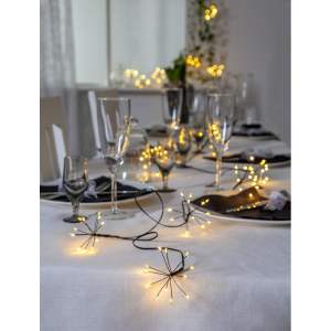 Světelný LED řetěz Star Trading Dew Drop Flower, délka 2,1 m
