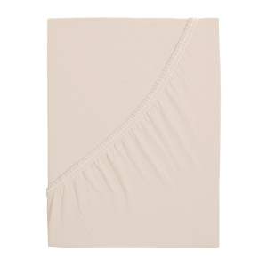 Světle hnědé napínací prostěradlo 140×200 cm – B.E.S.
