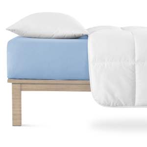 Modré napínací prostěradlo jersey 160×200 cm Boxspring – Andrea Simone