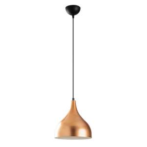 Závěsné svítidlo v černo-měděné barvě ø 26 cm Sağlam – Opviq lights