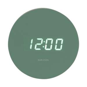 Digitální budík ø 9 cm Spry Round – Karlsson