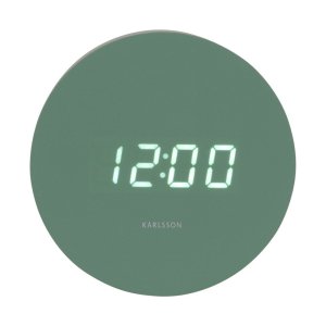 Digitální budík ø 9 cm Spry Round – Karlsson