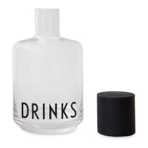 Skleněná karafa Design Letters Drinks, 500 ml