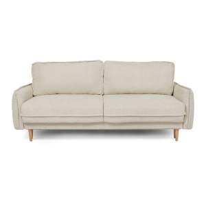 Béžová rozkládací pohovka z textilie bouclé 215 cm Patti – Bonami Selection