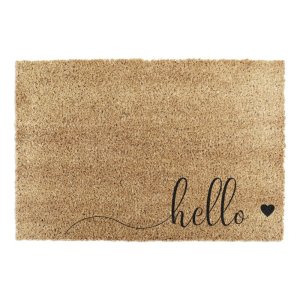 Rohožka z kokosového vlákna 40×60 cm Hello Scribble – Artsy Doormats