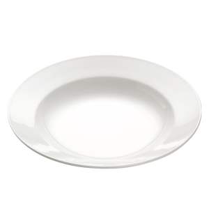 Bílý porcelánový talíř na těstoviny Maxwell & Williams Basic Bistro, ø 28 cm