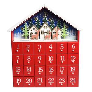 Adventní kalendář Red House LED – Rex London