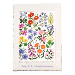 Přání v sadě 10 ks Wild Flowers – Rex London