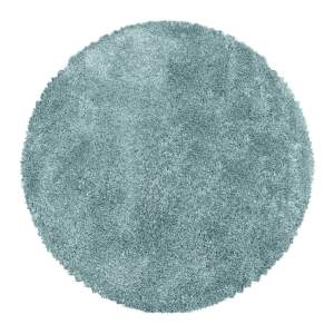 Modrý kulatý koberec ø 160 cm Fluffy – Ayyildiz Carpets