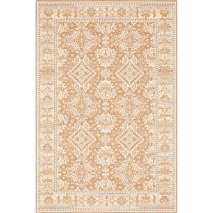 Světle hnědý vlněný koberec 133×180 cm Carol – Agnella