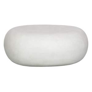 Bílý konferenční stolek 49×65 cm Pebble – vtwonen