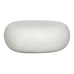 Bílý konferenční stolek 49×65 cm Pebble – vtwonen