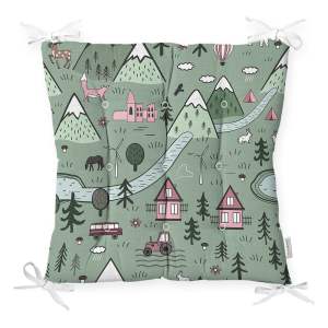 Podsedák s příměsí bavlny Minimalist Cushion Covers Village, 40 x 40 cm