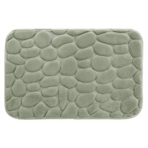 Zelená koupelnová předložka 50×80 cm Ricochet – douceur d’intérieur