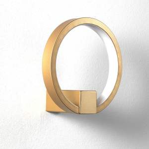 Nástěnné svítidlo ve zlaté barvě Tomasucci Ring, ø 15 cm