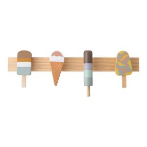 Nástěnný dětský věšák z bukového dřeva Zyon – Bloomingville Mini