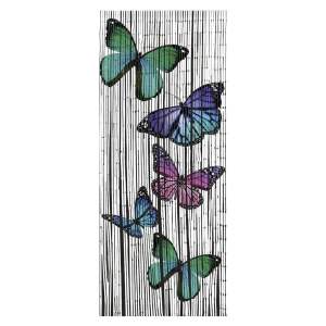 Bambusový závěs do dveří 200×90 cm Butterflies – Maximex