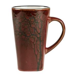 Červený hrnek z kameniny 500 ml Hela – Villa Collection