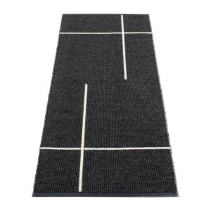 Černý vnitřní a venkovní běhoun 70×180 cm Fred Black – Pappelina