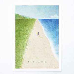 Plakát Travelposter Ireland, 30 x 40 cm
