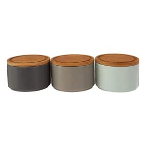 Dózy na potraviny z kamene v sadě 3 ks Fenwick – Premier Housewares
