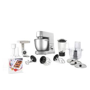 Kuchyňský robot ve stříbrné barvě Masterchef Grande – Tefal